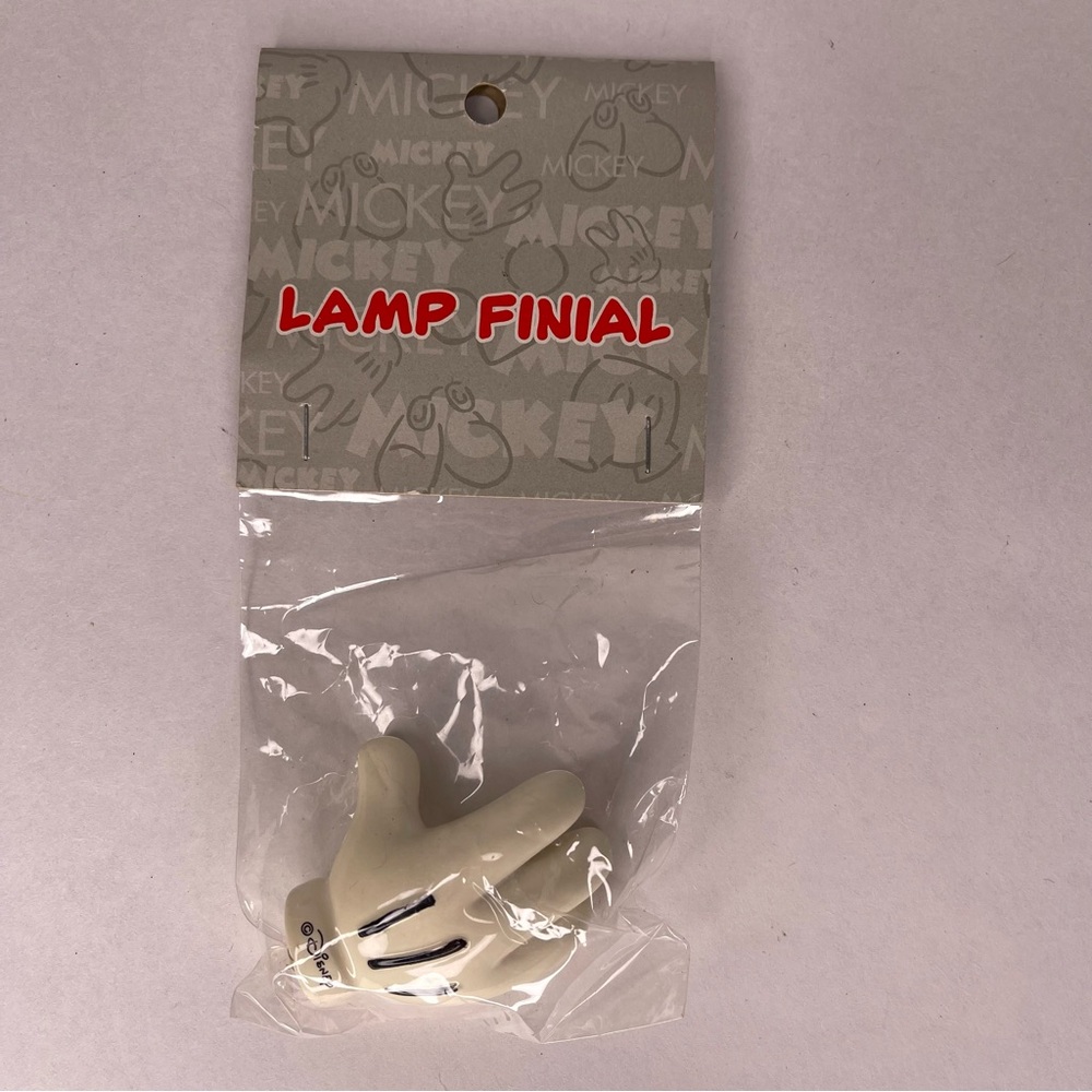 Disney Mickey Mouse hand glove lamp finial